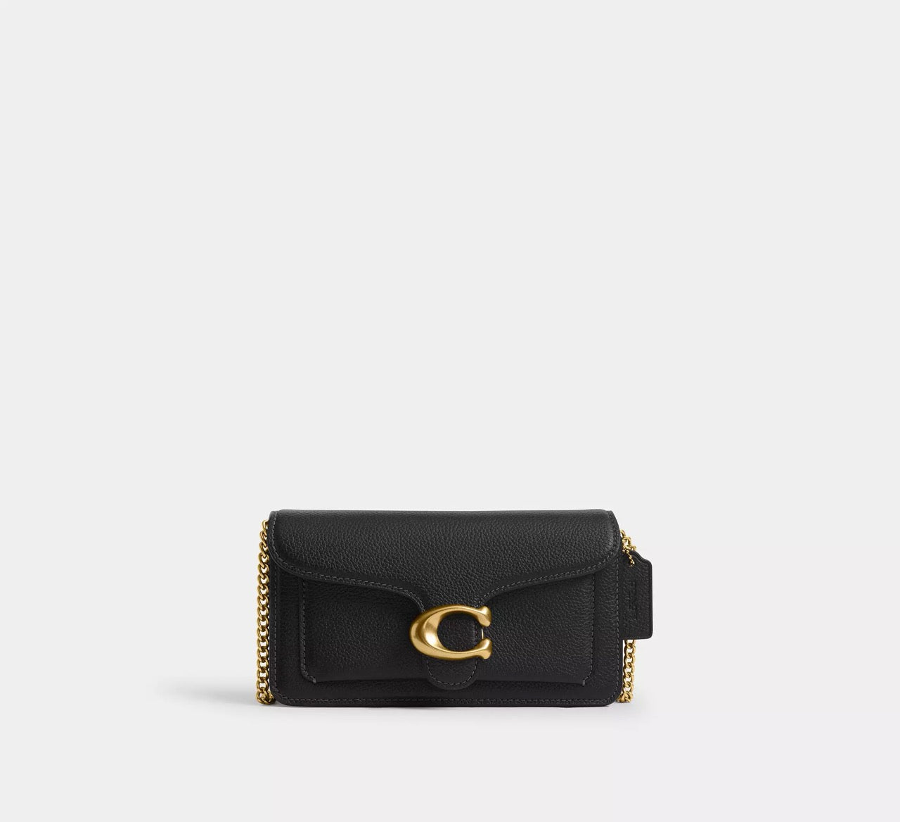 [READY STOCK MY] Coach Tabby Chain Crossbody Bag 19 in Black (CBF14)