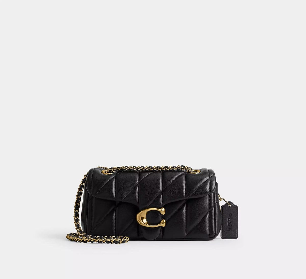 [WEB EXCLUSIVE][READY STOCK MY] Coach Tabby Shoulder Bag 20 With Pillow Quilting in Black (CP149)
