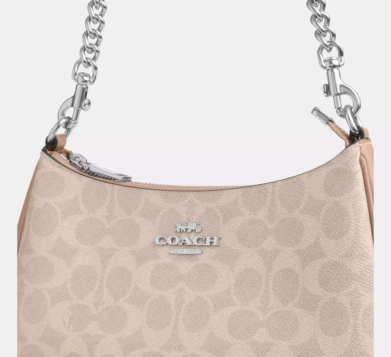 [INCOMING ETA 30 DAYS] COACH Teri Shoulder Bag In Signature Canvas in Sand/Taupe (CV933)