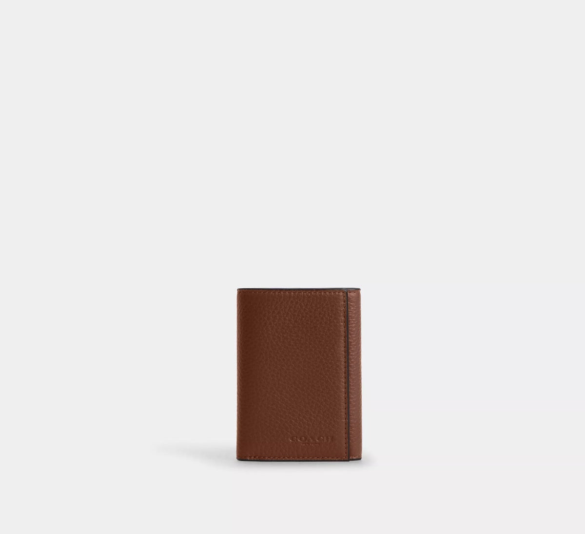 [WEB EXCLUSIVE][READY STOCK MY] Coach Men Trifold Wallet in Saddle (CFJ68)