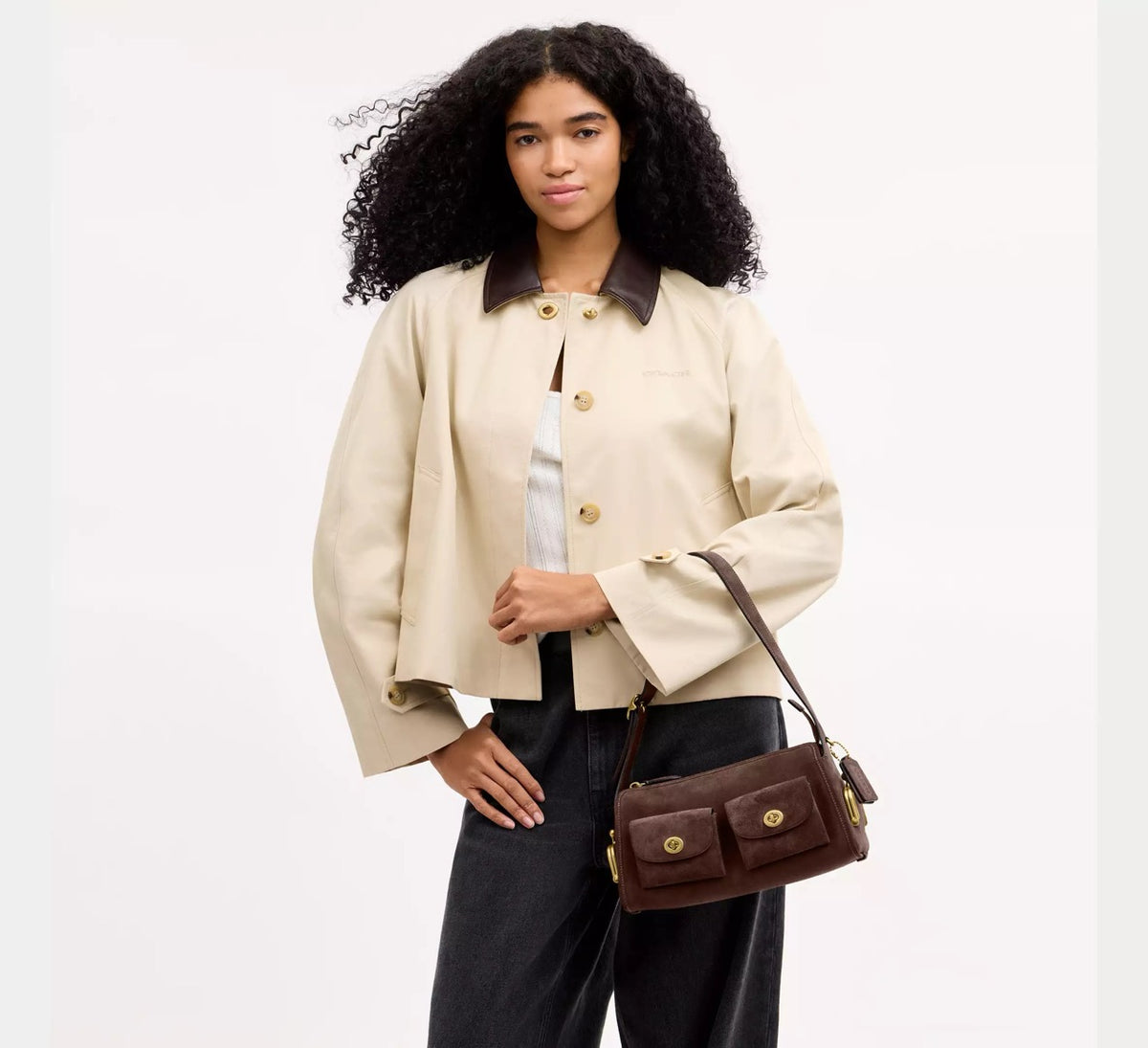 [INCOMING ETA 30 DAYS] Coach Turnlock Haversack Bag 27 in Dark Chocolate (CFQ59)