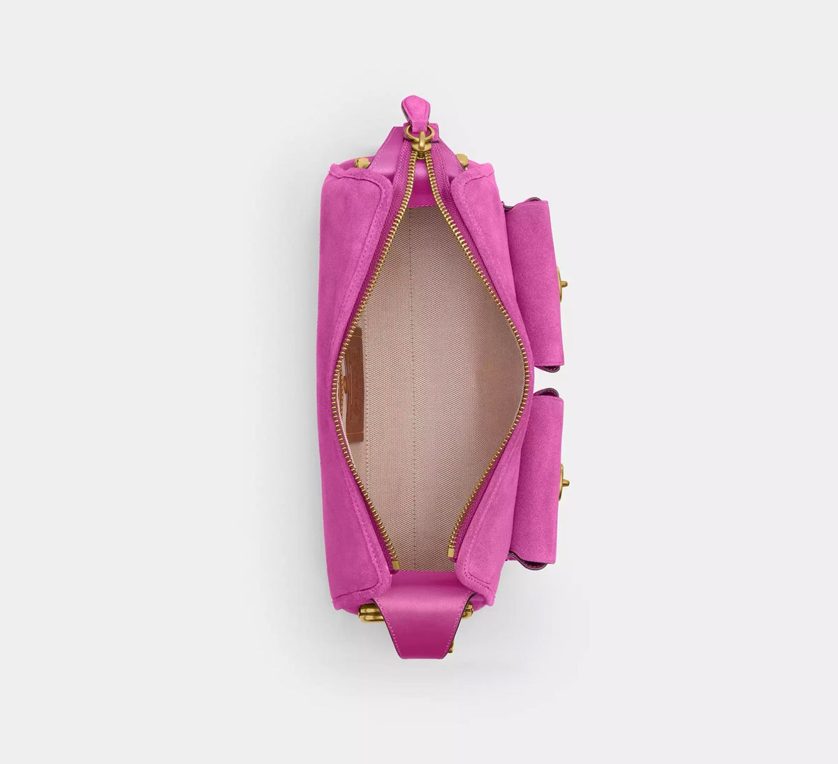 [INCOMING ETA 30 DAYS] Coach Turnlock Haversack Bag 27 in Magenta (CFQ59)