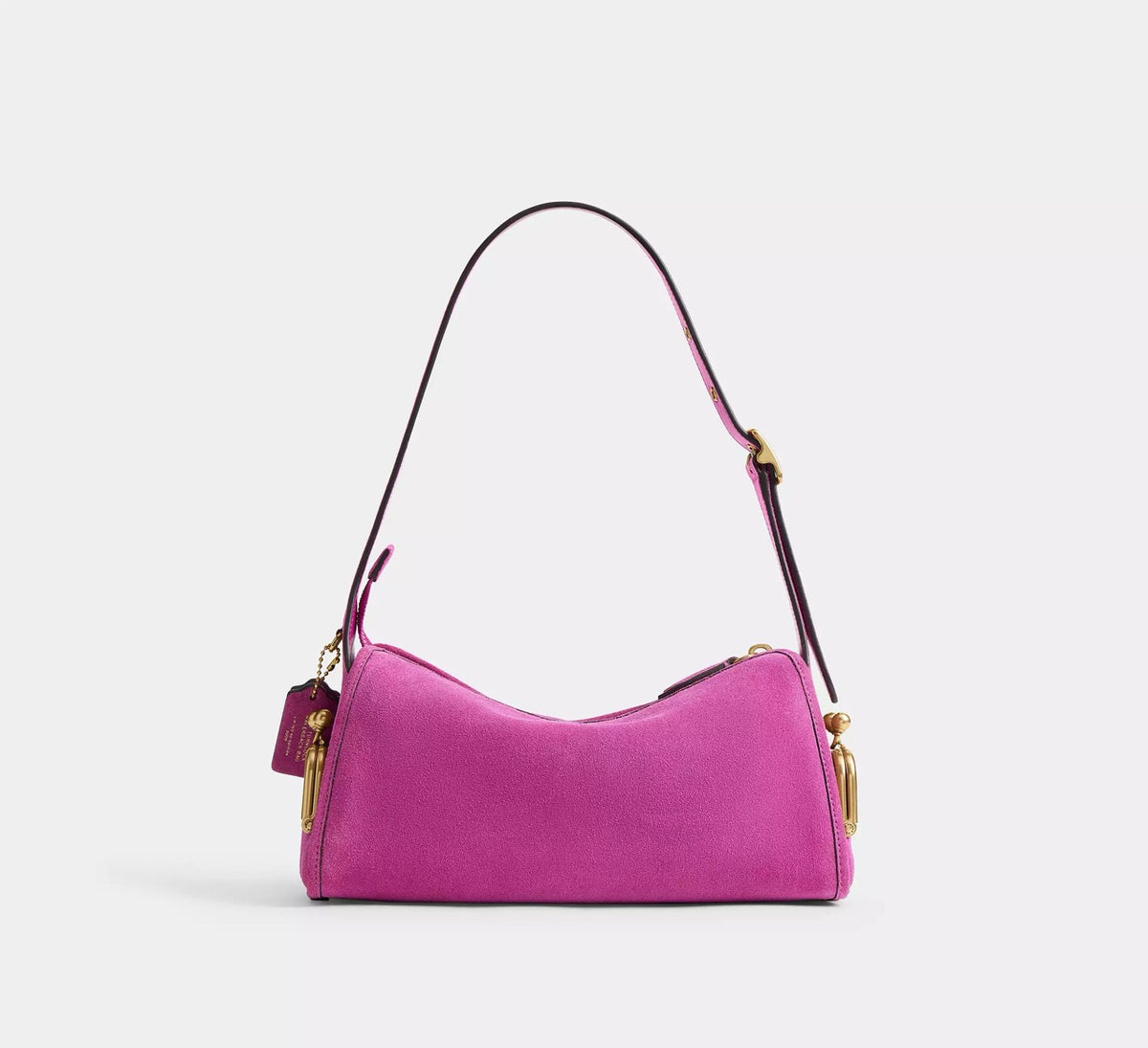 [INCOMING ETA 30 DAYS] Coach Turnlock Haversack Bag 27 in Magenta (CFQ59)