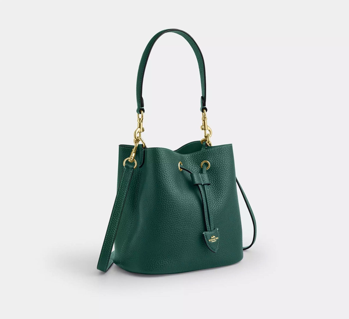[WEB EXCLUSIVE][READY STOCK MY] Coach Rowan Bucket Bag in Emerald (CBH06)