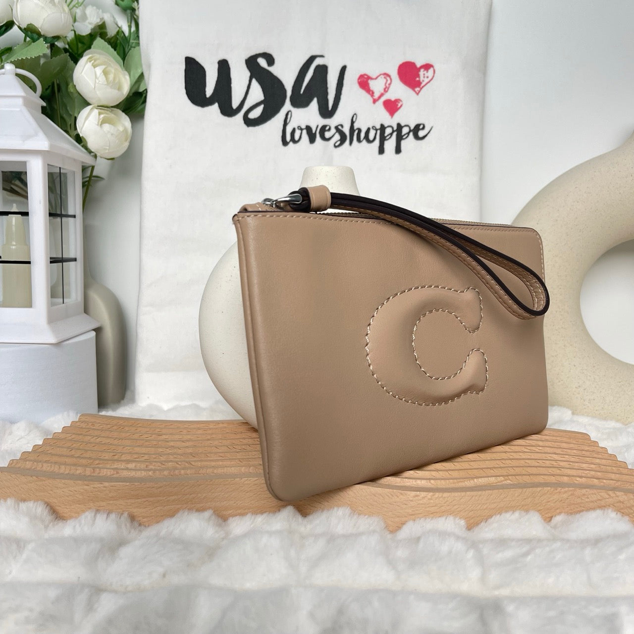 Coach Bag Malaysia | Coach Large Corner Zip Wristlet in