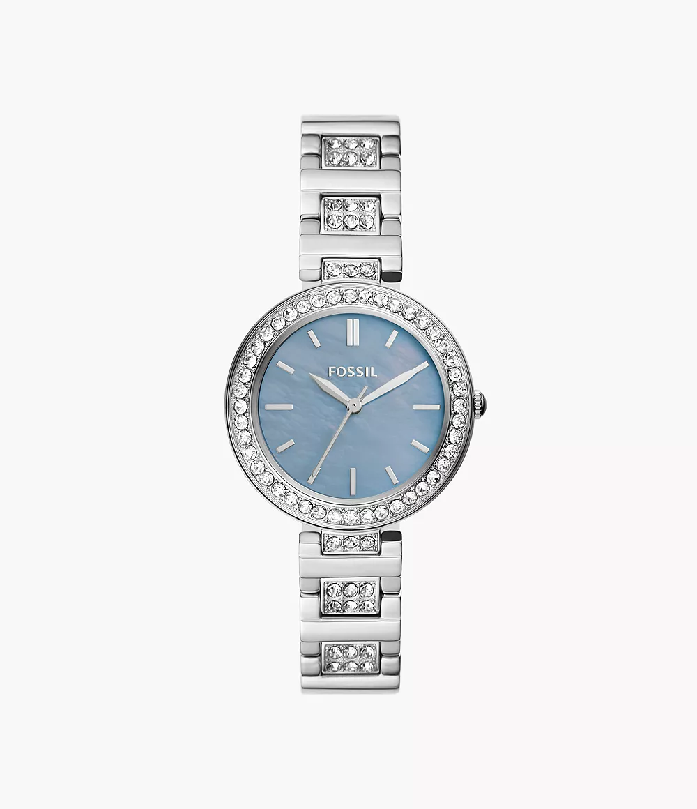 FOSSIL Karli Three-Hand Stainless Steel Watch (BQ3865)