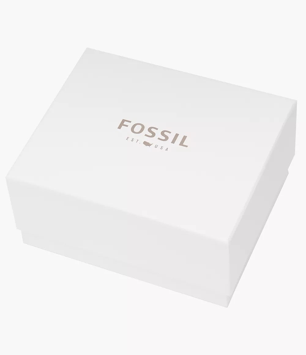 [READY STOCK MY] FOSSIL Karli Three-Hand Gold-Tone Stainless Steel Watch and Bracelet Box Set in Gold (BQ3903SET)