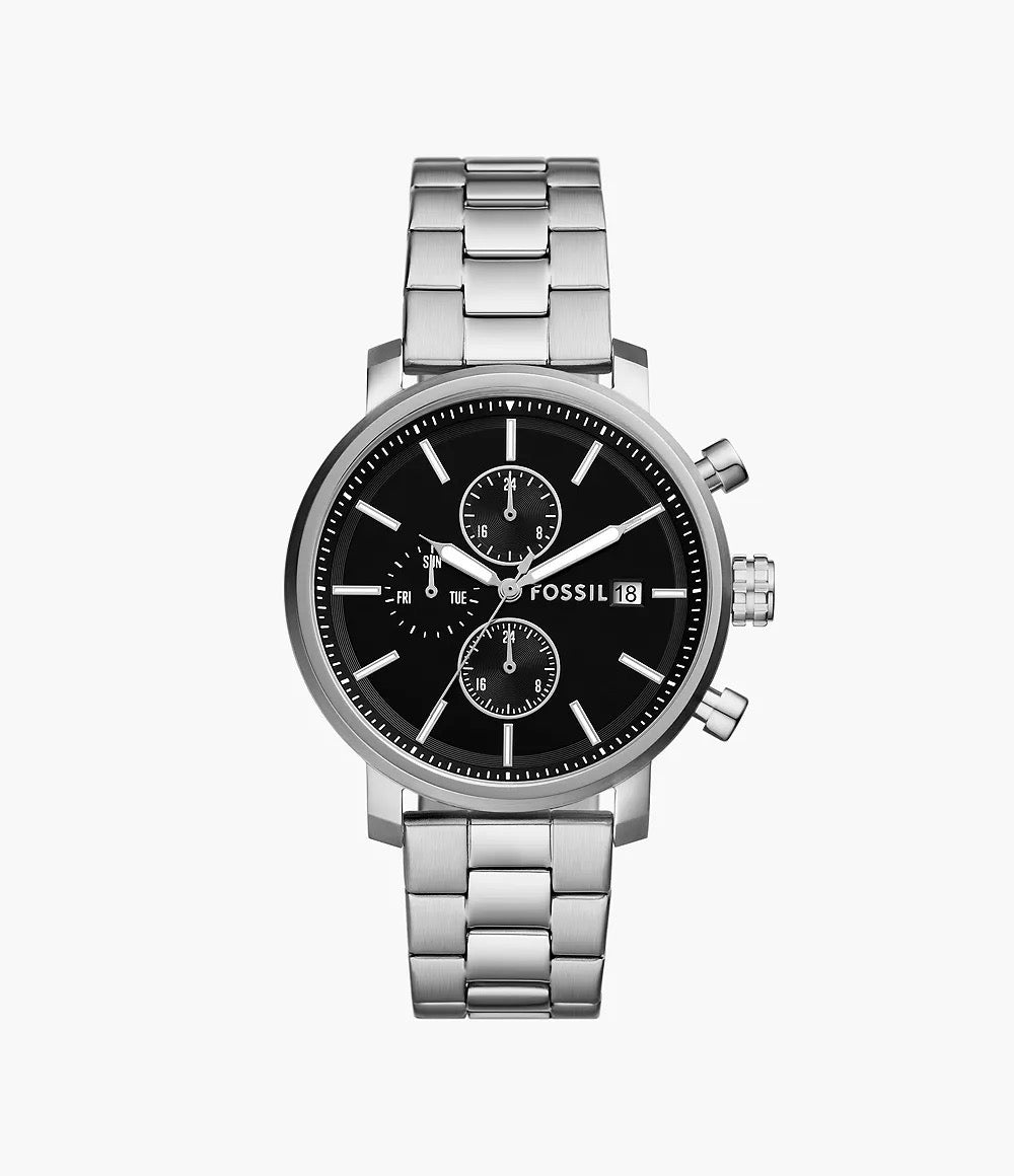[READY STOCK MY] FOSSIL Rhett Multifunction Stainless Steel Watch (BQ2851)