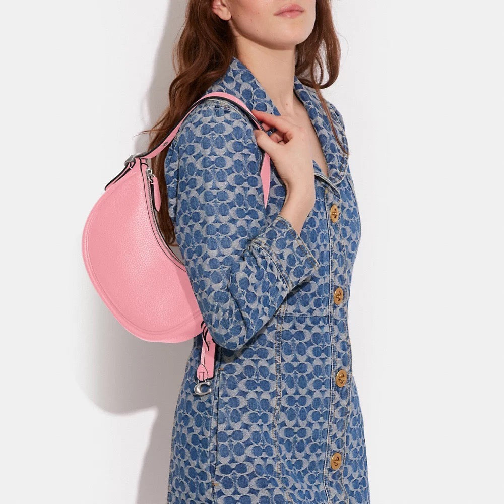 C0ACH Luna Shoulder Bag in Flower Pink (CC439)