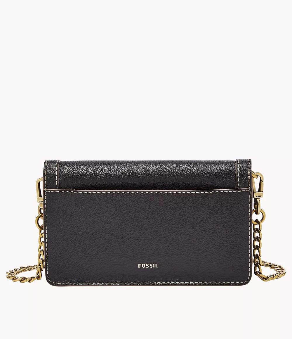 F0SSIL Ainsley Wallet Crossbody in Black (SHB3152001)