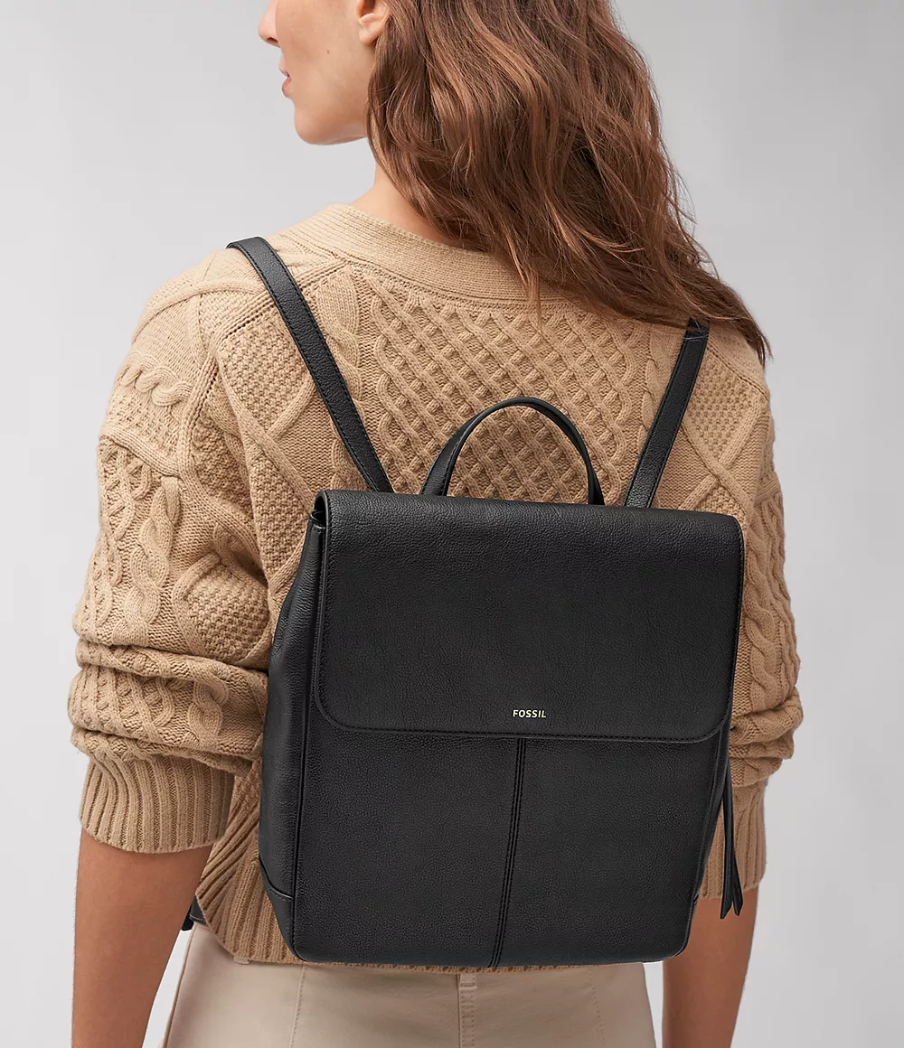 [INCOMING STOCK ETA END NOV 2024] Fossil Claire Backpack in Black (SHB1932001)