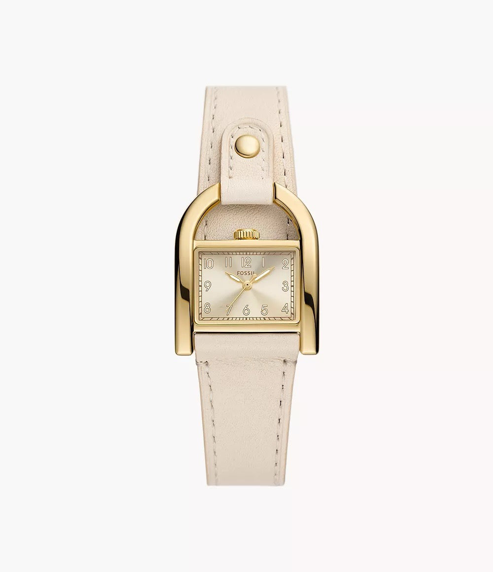 [READY STOCK MY] FOSSIL Harwell Three-Hand Nude LiteHide™ Leather Watch (ES5280)