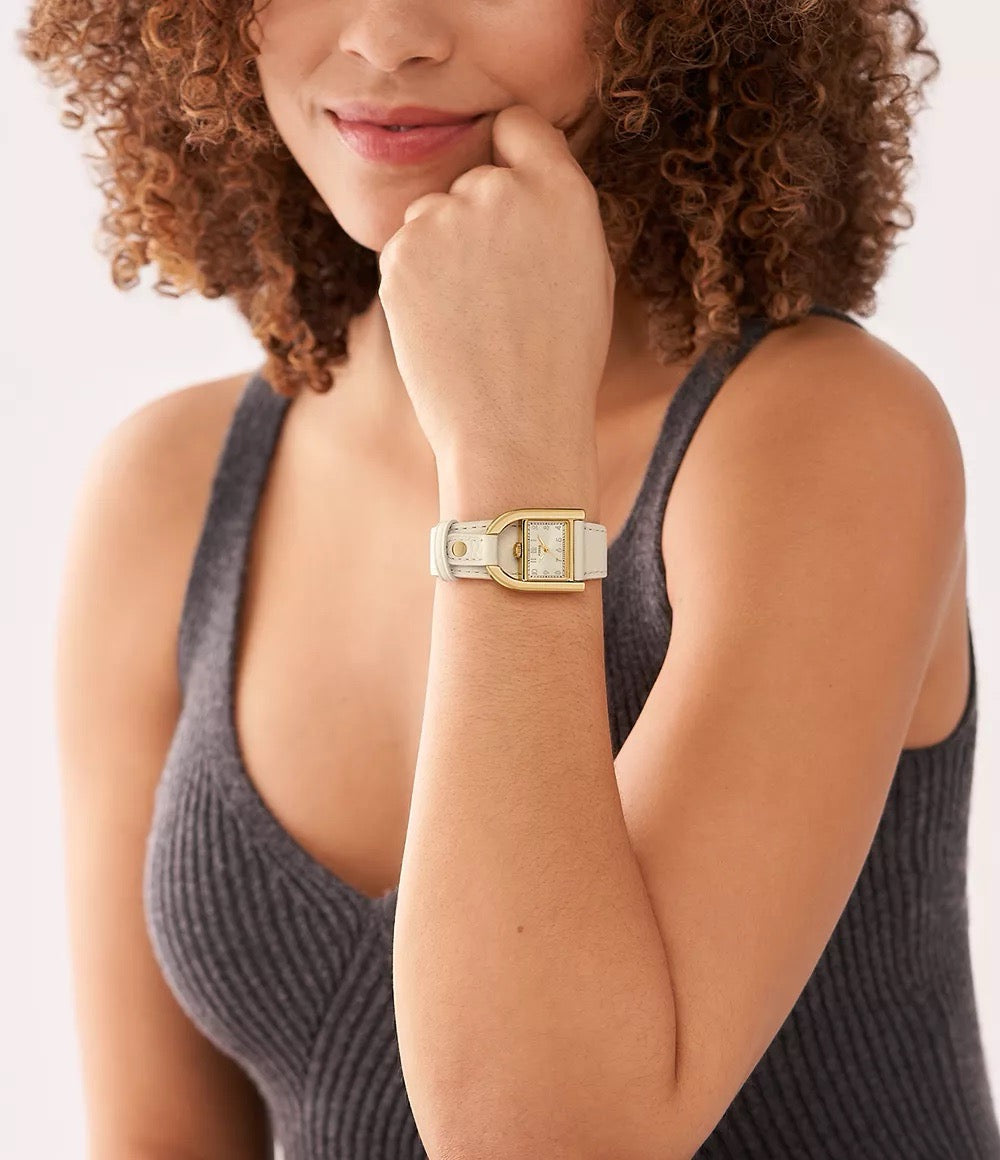 [READY STOCK MY] FOSSIL Harwell Three-Hand Nude LiteHide™ Leather Watch (ES5280)