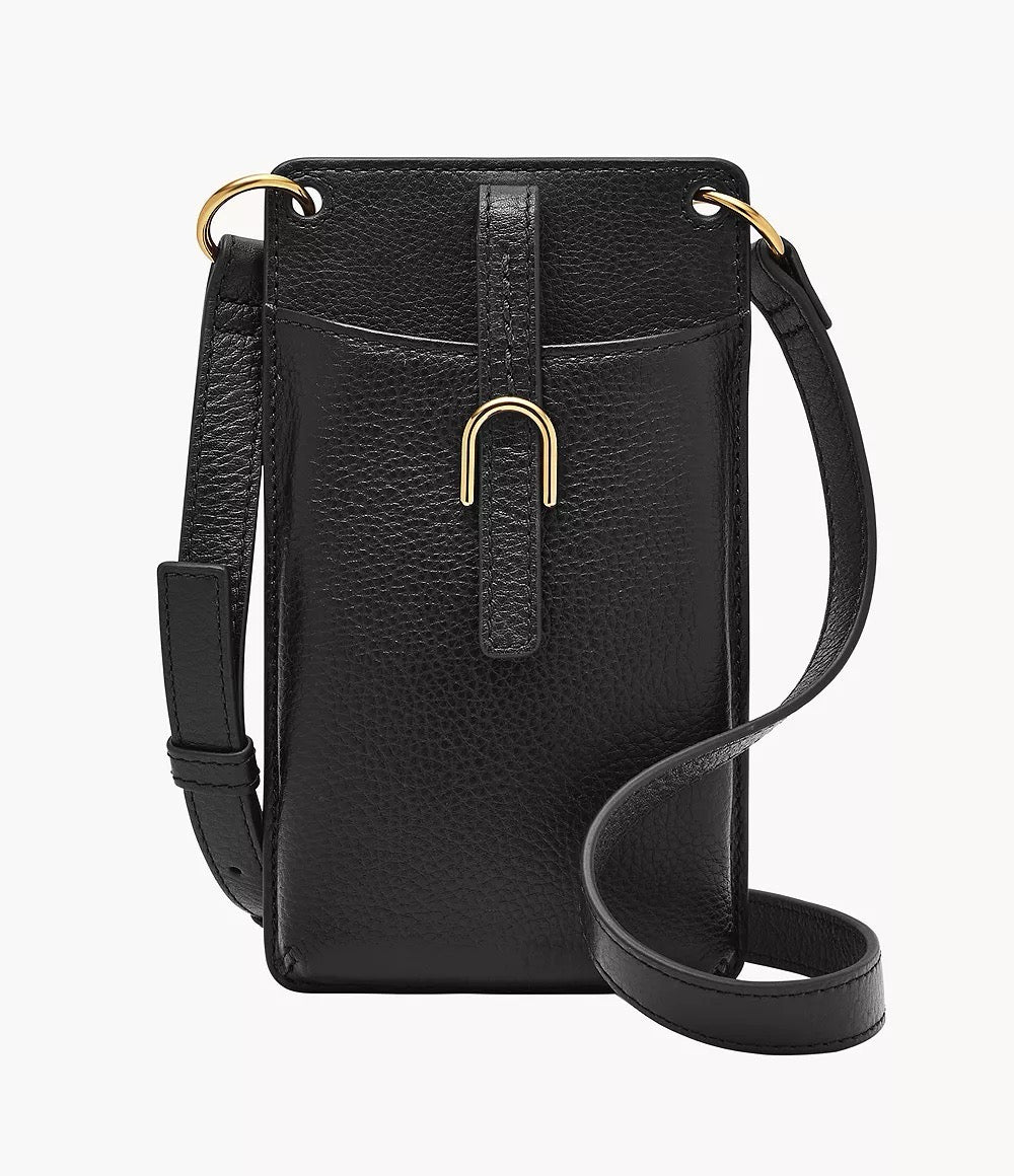 [READY STOCK MY] FOSSIL Vada Phone Bag in Black (ZB1893001)