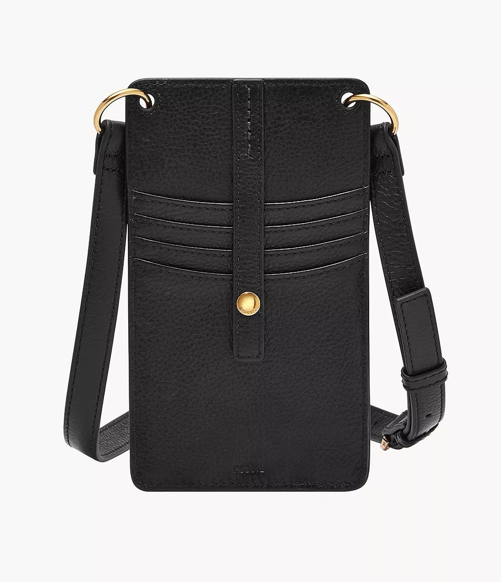 [READY STOCK MY] FOSSIL Vada Phone Bag in Black (ZB1893001)