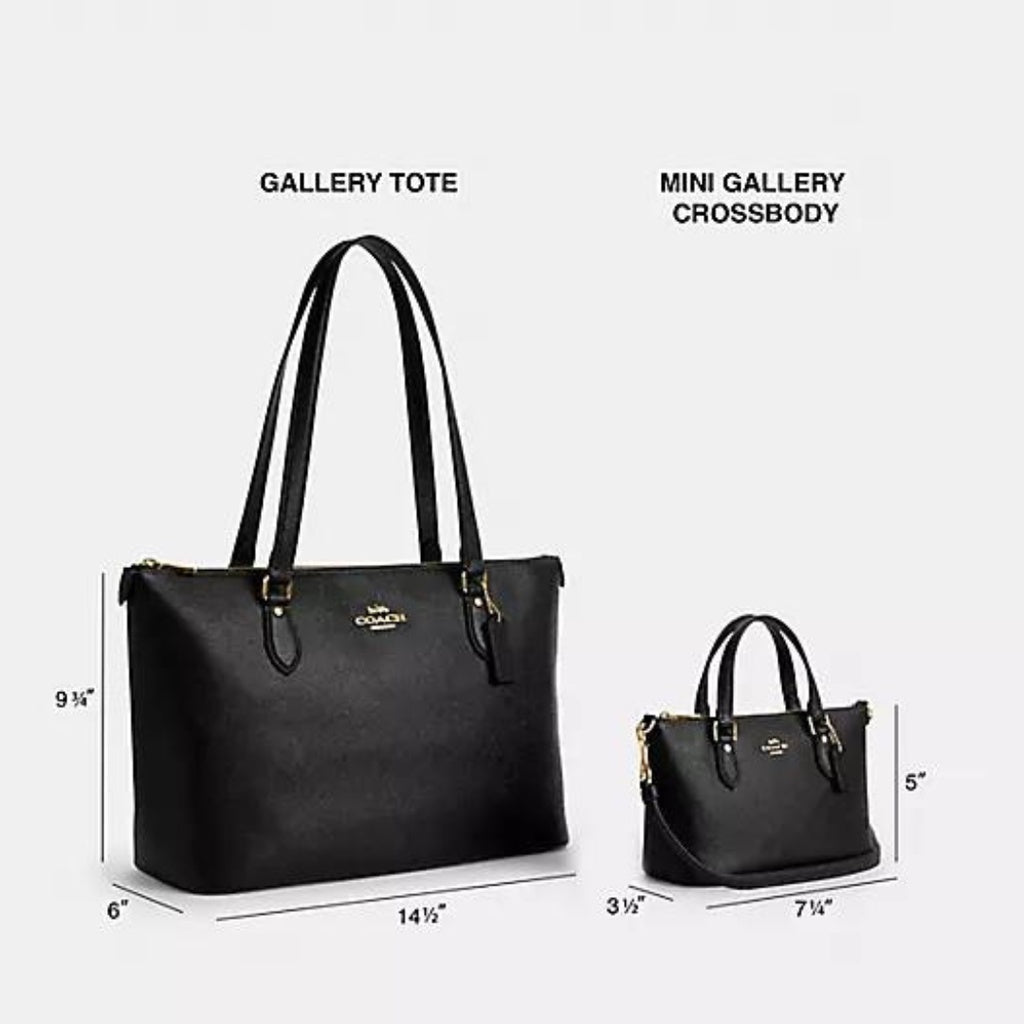 [INCOMING ETA END FEBRUARY 2024] Coach Gallery Tote In Signature Canvas in Brown/Black (CH504)