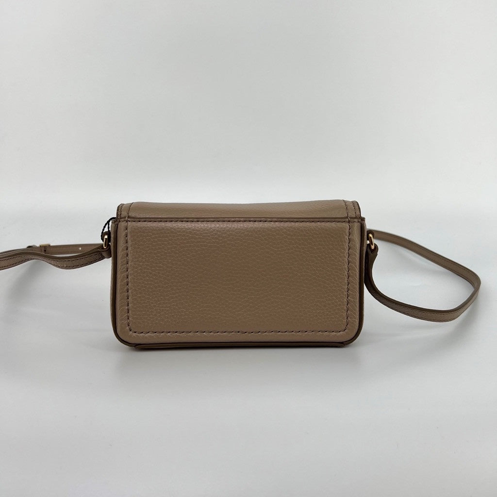 Marc Jacobs Leather Leather Mini Groove Bag in Greige (S107L01S-053)