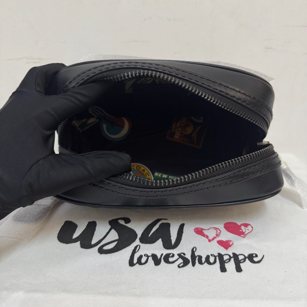 [AUCTION][READY STOCK MY] COACH Men Small Travel Kit in Black (CAT30)