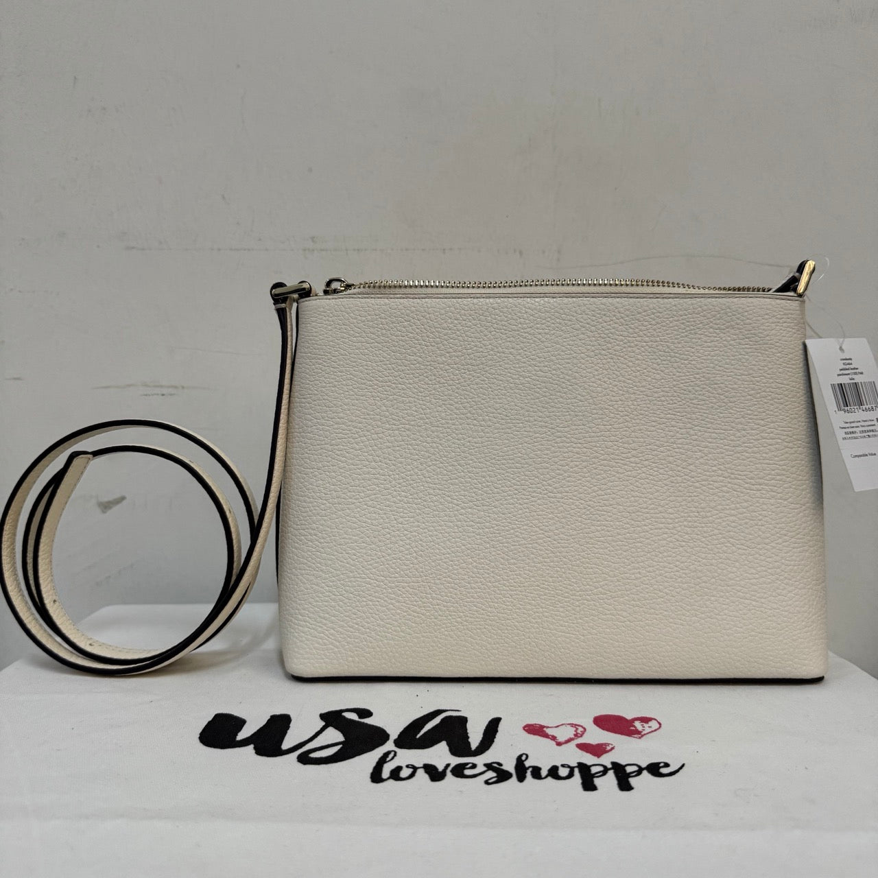 [AUCTION][READY STOCK MY] Kate Spade Leila Crossbody in Parchment (KG464)