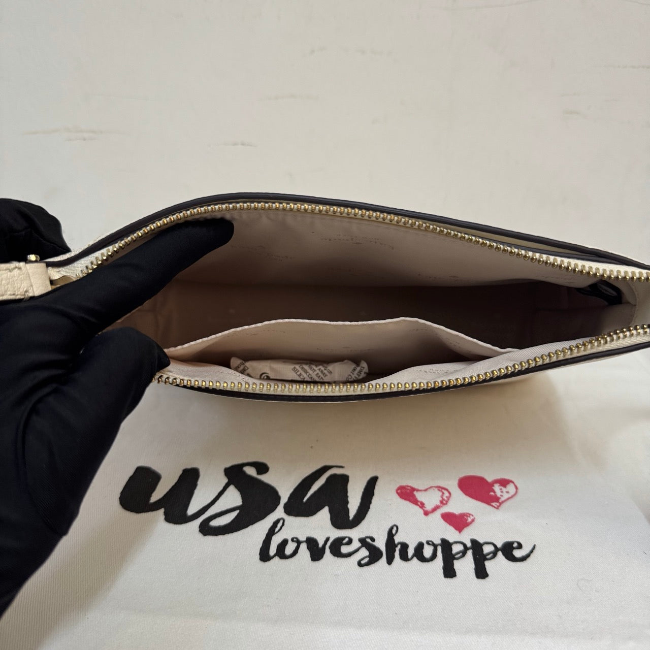 [AUCTION][READY STOCK MY] Kate Spade Leila Crossbody in Parchment (KG464)