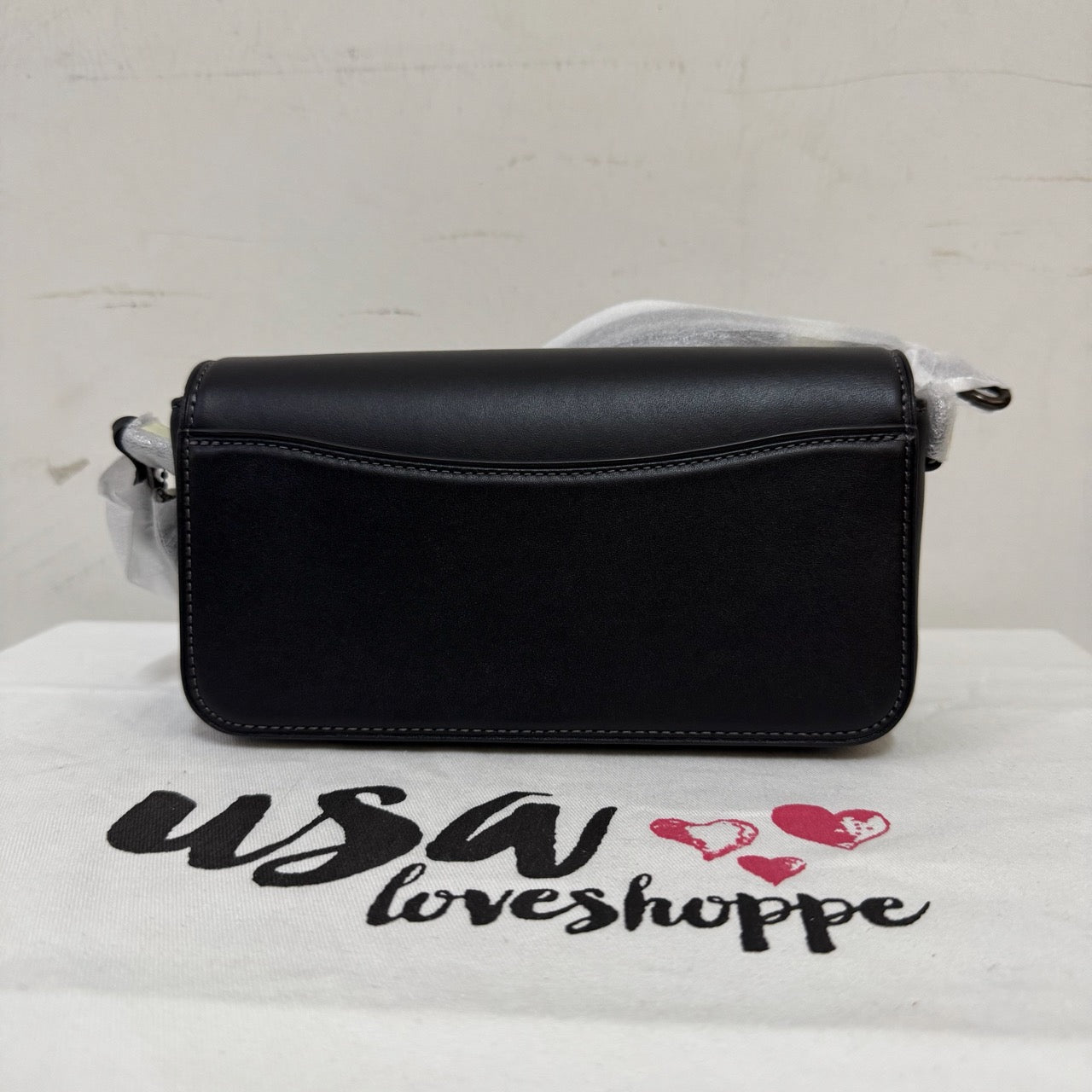 [AUCTION][READY STOCK MY] COACH Studio Baguette Bag In Pewter/Black (CE331)