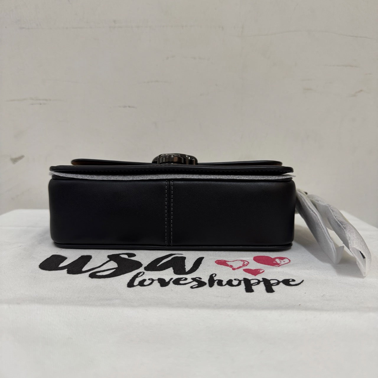 [AUCTION][READY STOCK MY] COACH Studio Baguette Bag In Pewter/Black (CE331)
