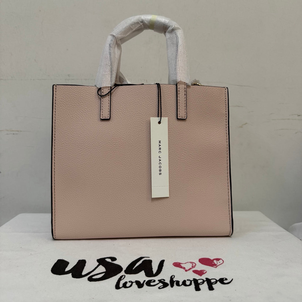 [CLEARANCE DEFECT][READY STOCK MY] Marc Jacobs Mini Grind Tote Bag in Peach Whip (M0015685-696)