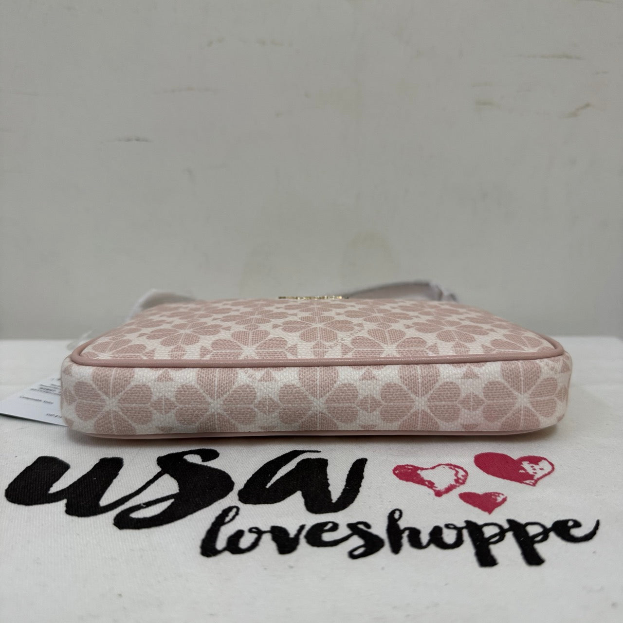 [AUCTION][READY STOCK MY] Kate Spade Spade Flower Convertible Wristlet in Rose Smoke Multi (KI378)