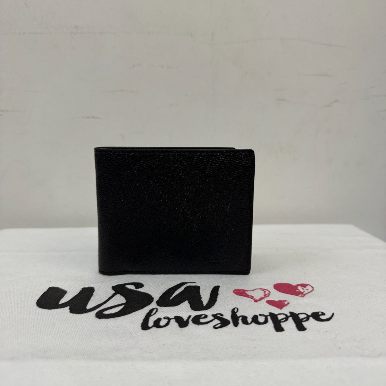 [AUCTION][READY STOCK MY] COACH Men 3 In 1 Wallet Crossgrain Leather in Black (CR899)