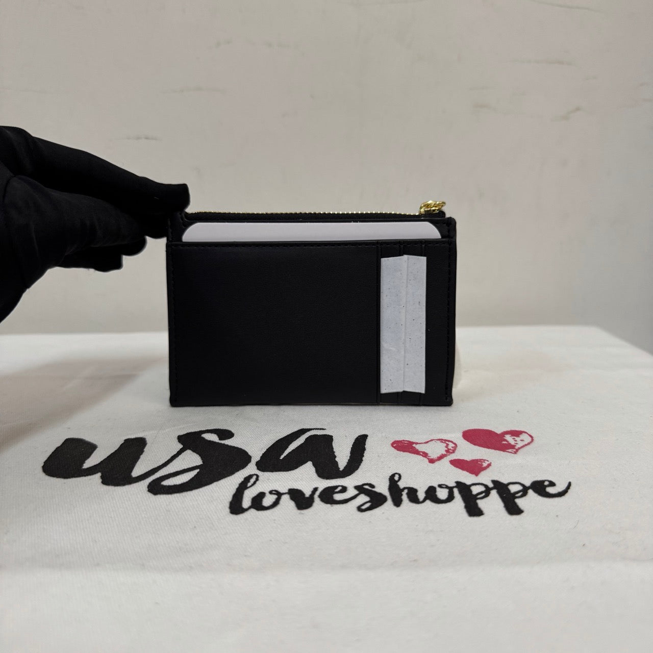 [AUCTION][READY STOCK MY] Kate Spade Carey Small Card Holder in Black (KG426)