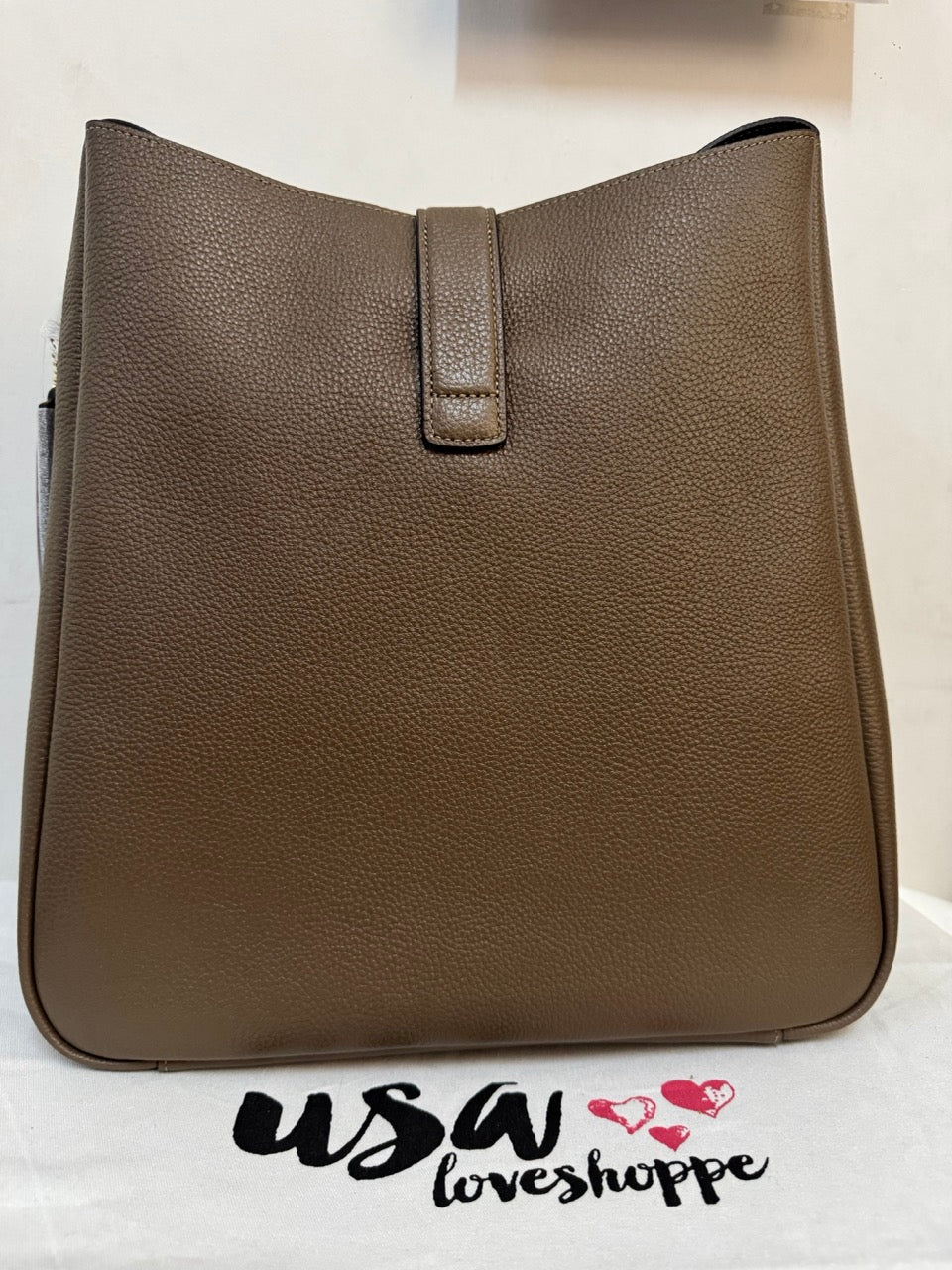 [AUCTION][READY STOCK MY] COACH Hadley Large Shoulder Bag in Dark Stone (CCD65)