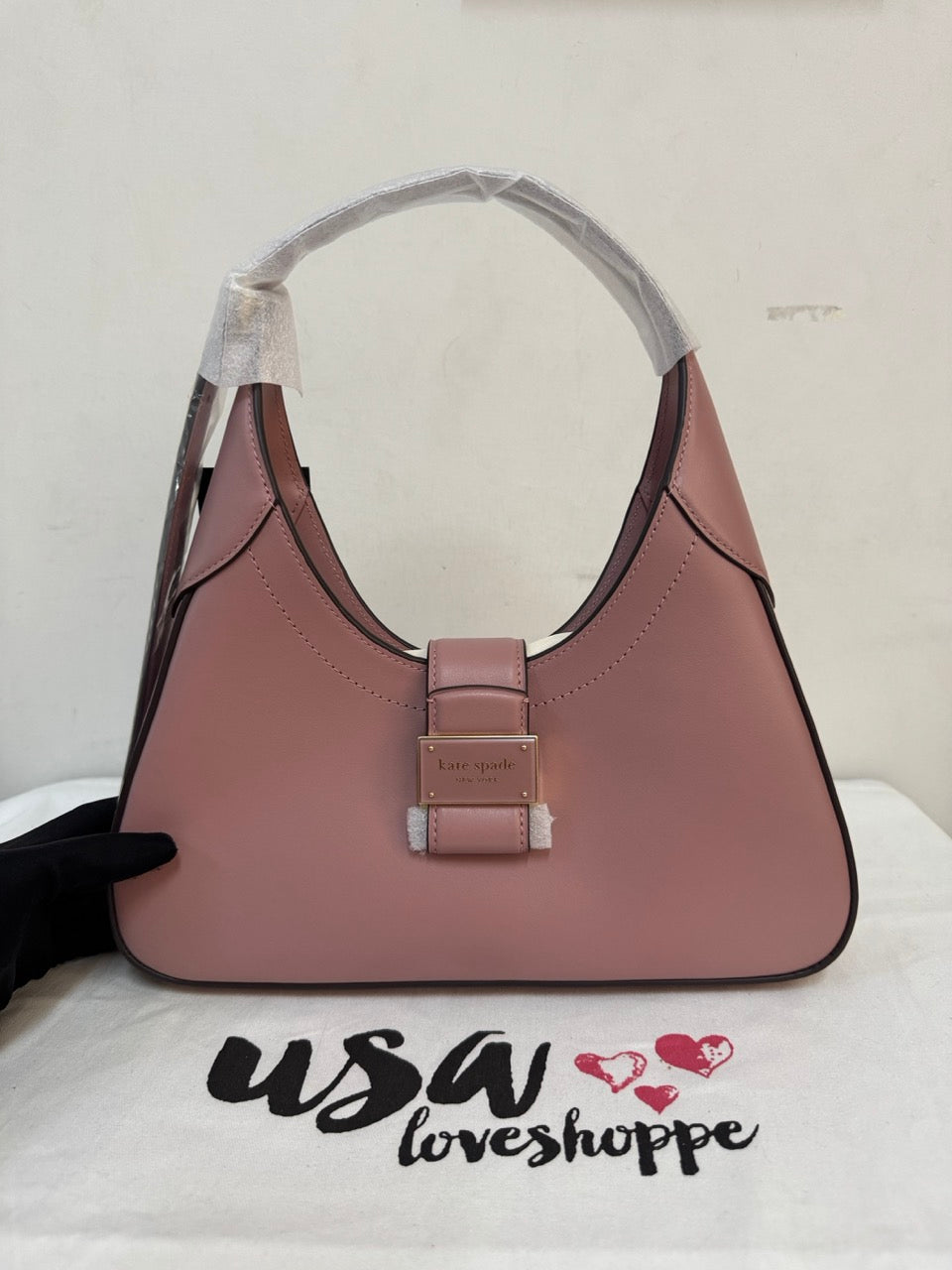 [AUCTION][READY STOCK MY] Kate Spade Nouveau Small Shoulder Bag in Dusk Rose (KL542)
