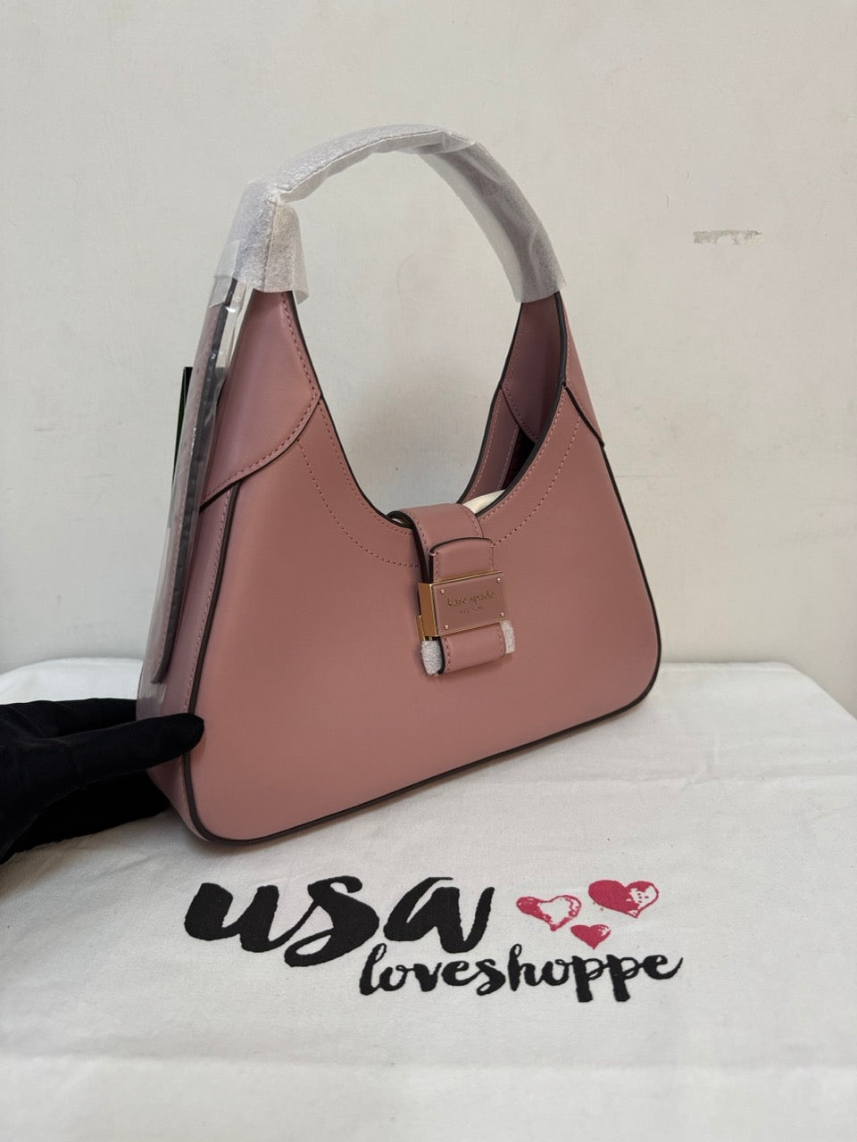 [AUCTION][READY STOCK MY] Kate Spade Nouveau Small Shoulder Bag in Dusk Rose (KL542)
