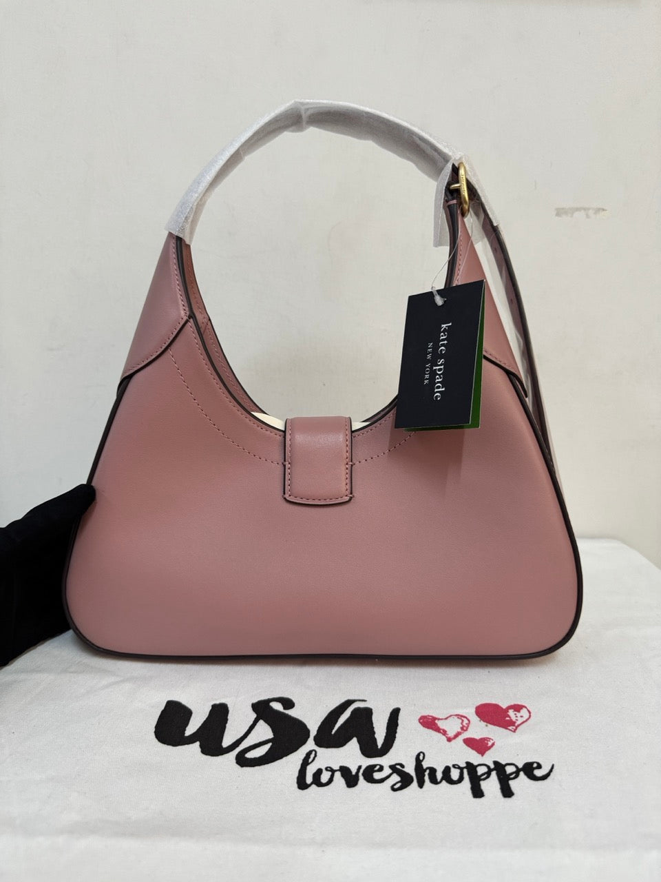 [AUCTION][READY STOCK MY] Kate Spade Nouveau Small Shoulder Bag in Dusk Rose (KL542)