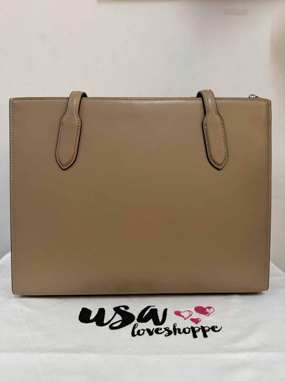 [AUCTION][READY STOCK MY] COACH Nina Tote in Taupe (CR096)