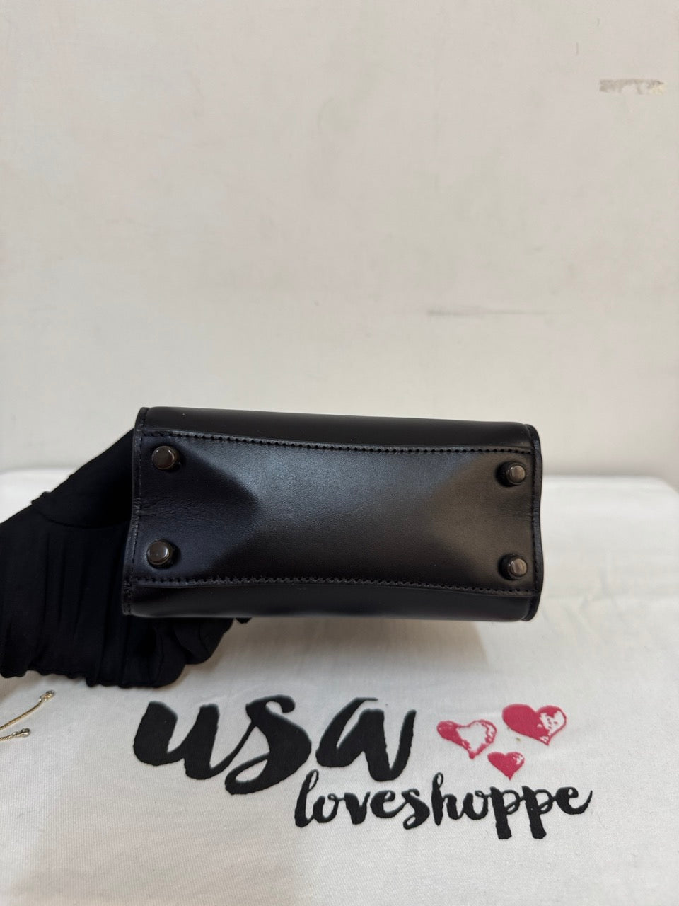 [AUCTION][READY STOCK MY] COACH Andrea Mini Carryall In Black Copper (CO974)