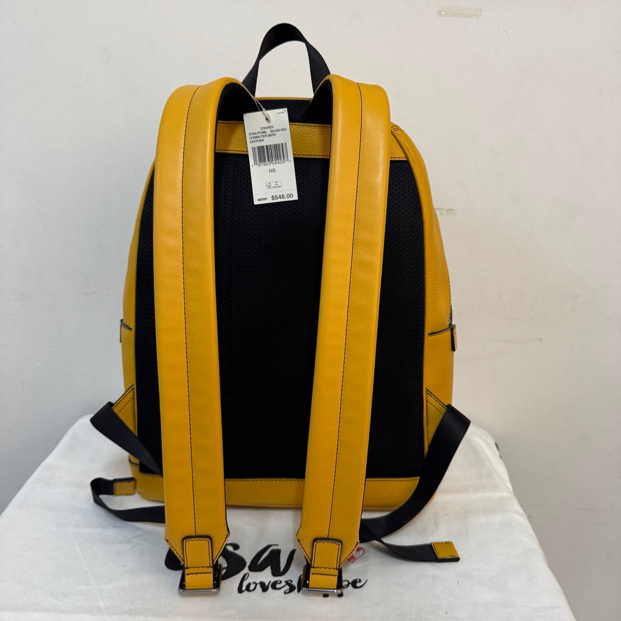 [AUCTION][READY STOCK MY] Michael Kors Cooper Commuter Backpack in Golden Rod (37S4LPCB8L)