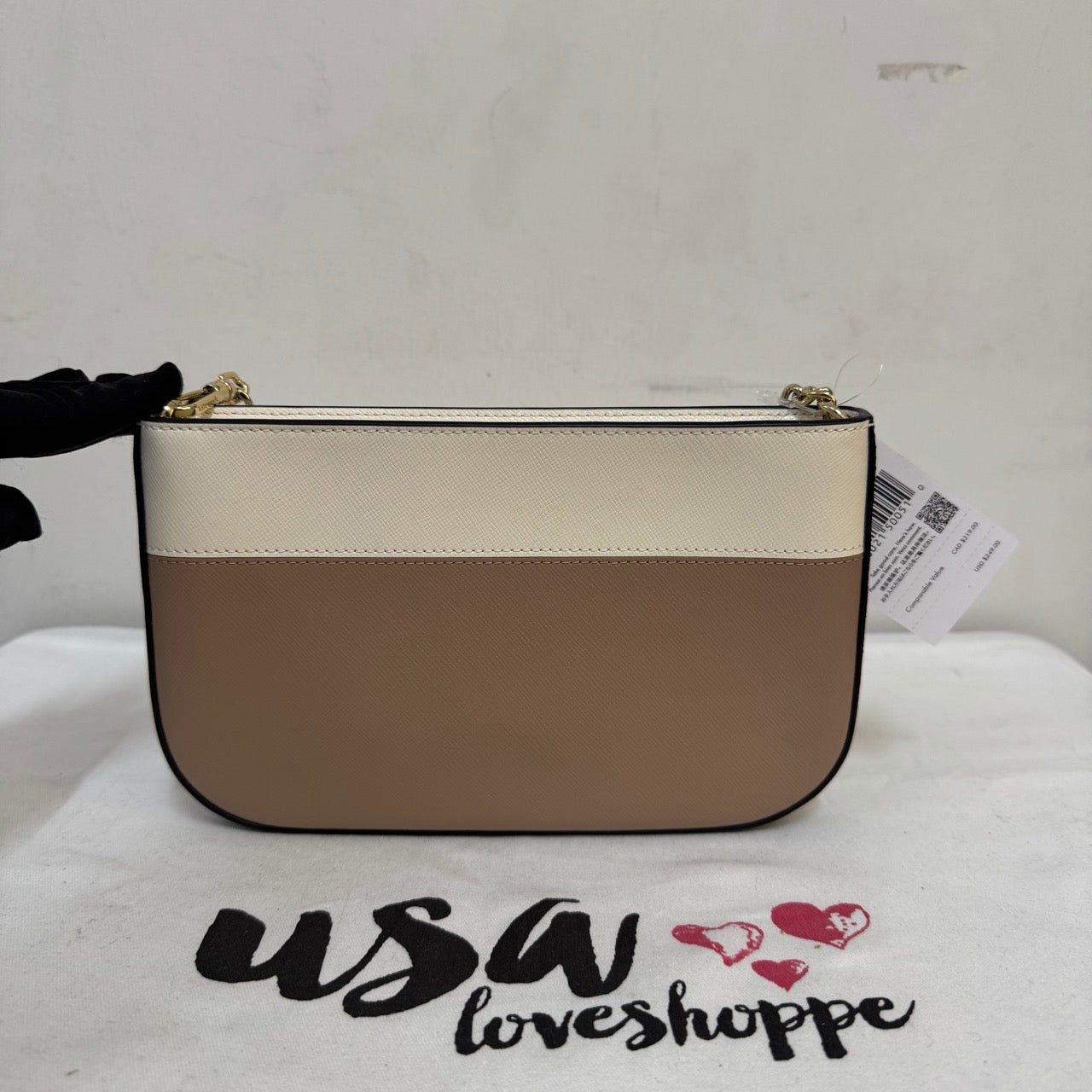 [AUCTION][READY STOCK MY] Kate Spade Madison Lily Pochette in Toasted Hazelnut (KI374)