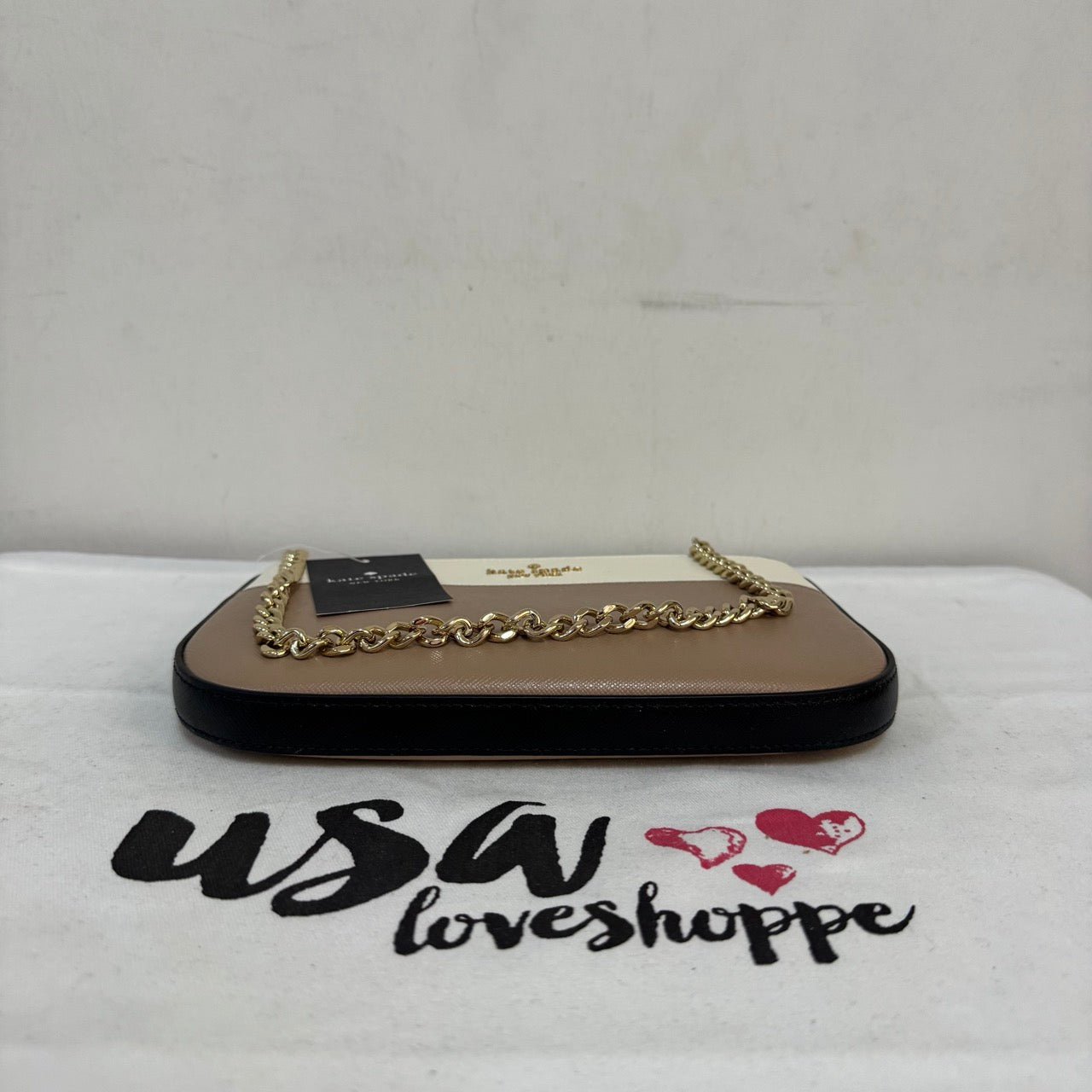 [AUCTION][READY STOCK MY] Kate Spade Madison Lily Pochette in Toasted Hazelnut (KI374)