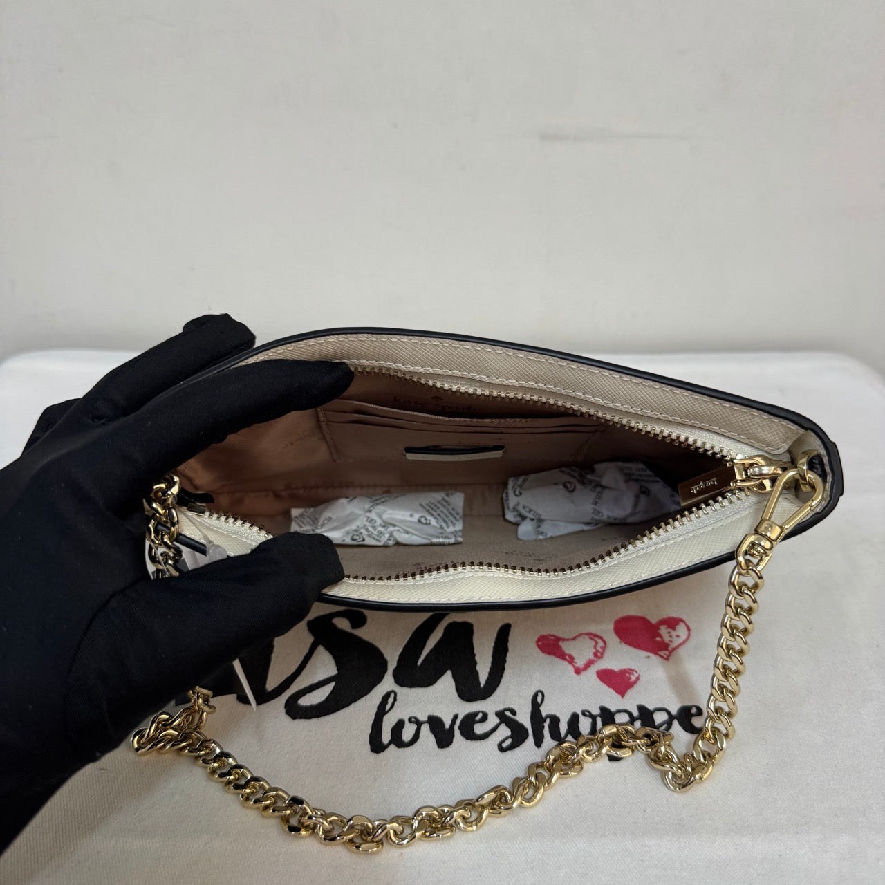 [AUCTION][READY STOCK MY] Kate Spade Madison Lily Pochette in Toasted Hazelnut (KI374)