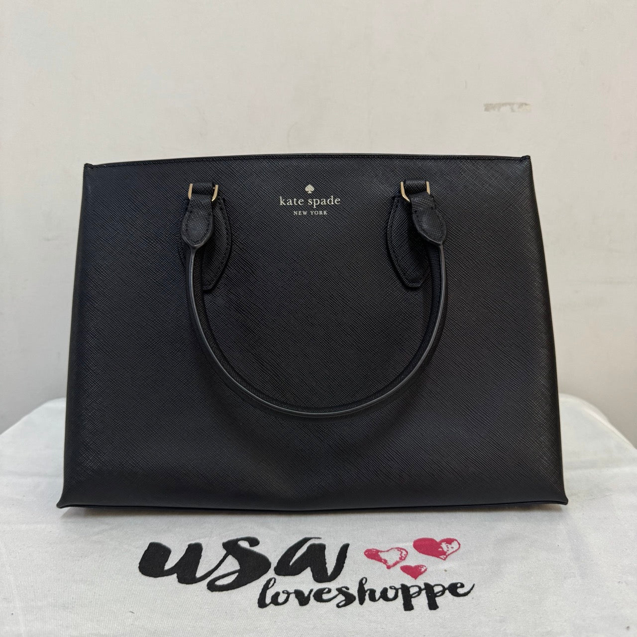[AUCTION][READY STOCK MY] Kate Spade Rae Medium Satchel in Black (KK310)