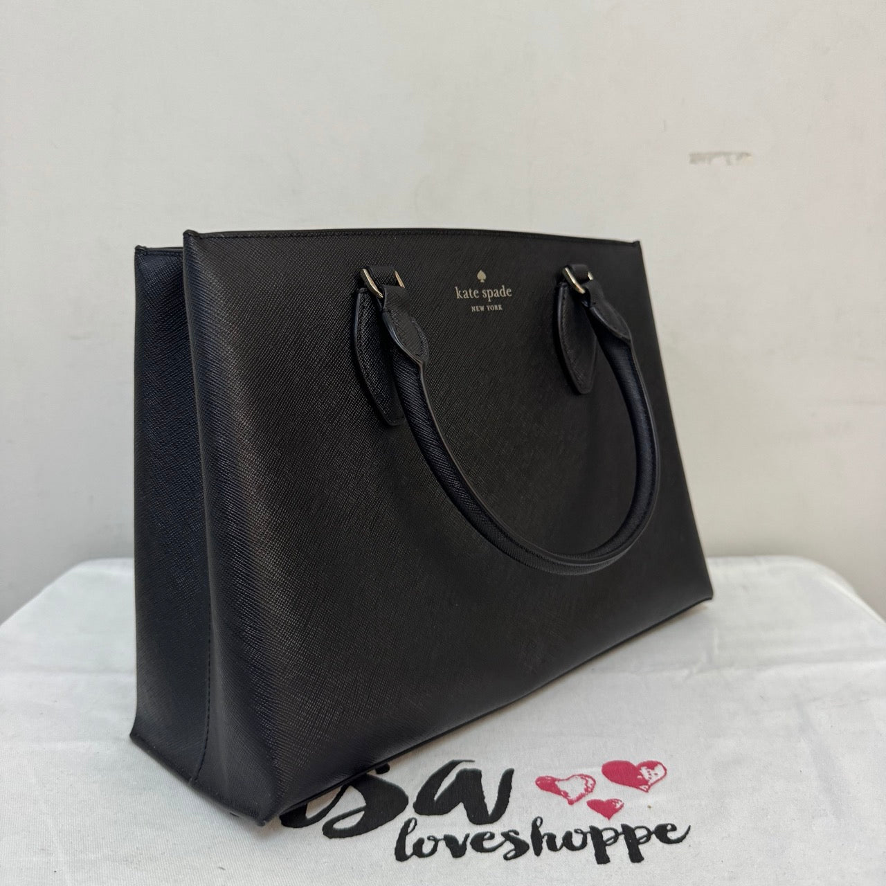 [AUCTION][READY STOCK MY] Kate Spade Rae Medium Satchel in Black (KK310)