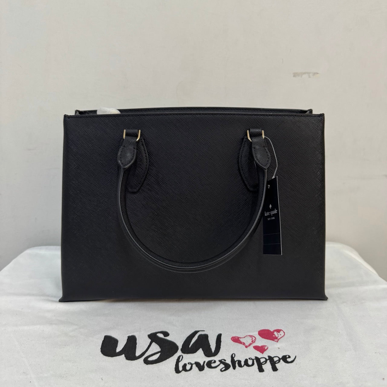 [AUCTION][READY STOCK MY] Kate Spade Rae Medium Satchel in Black (KK310)