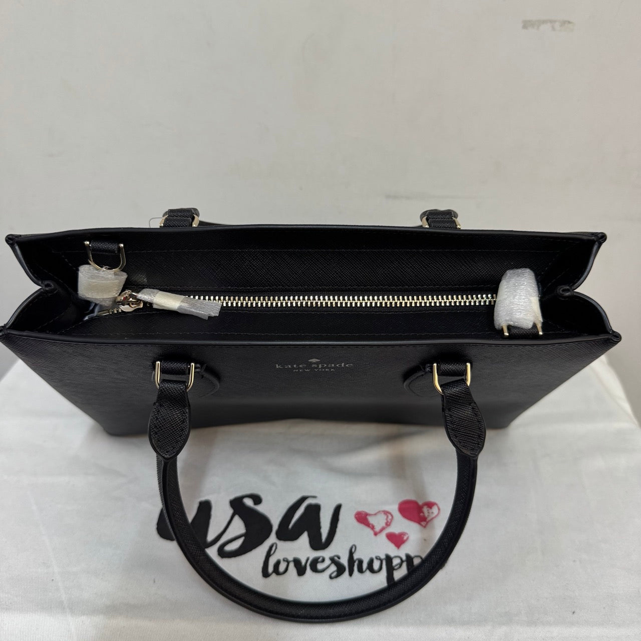 [AUCTION][READY STOCK MY] Kate Spade Rae Medium Satchel in Black (KK310)