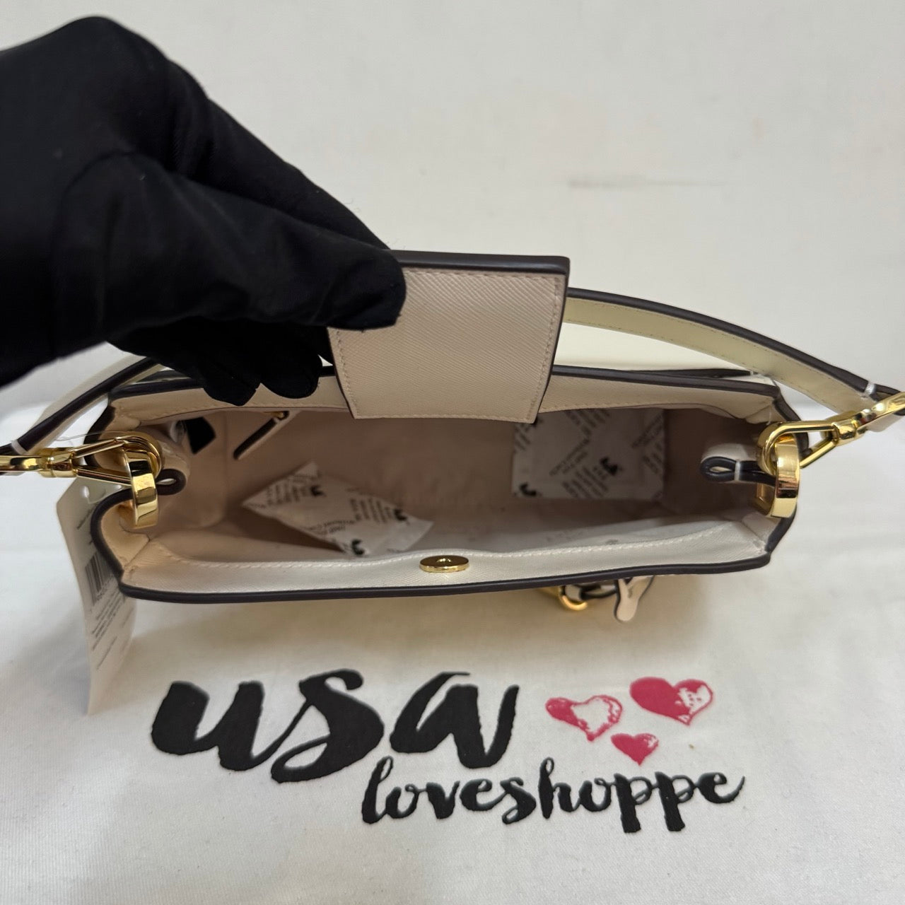 [AUCTION][READY STOCK MY] Kate Spade Madison Small Top Handle Satchel in Meringue (KK283)