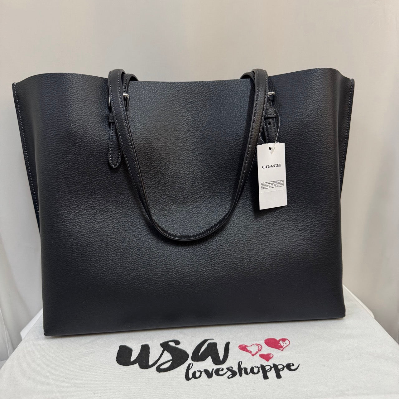 [AUCTION][READY STOCK MY] COACH Mollie Tote Bag in Black (CV968)