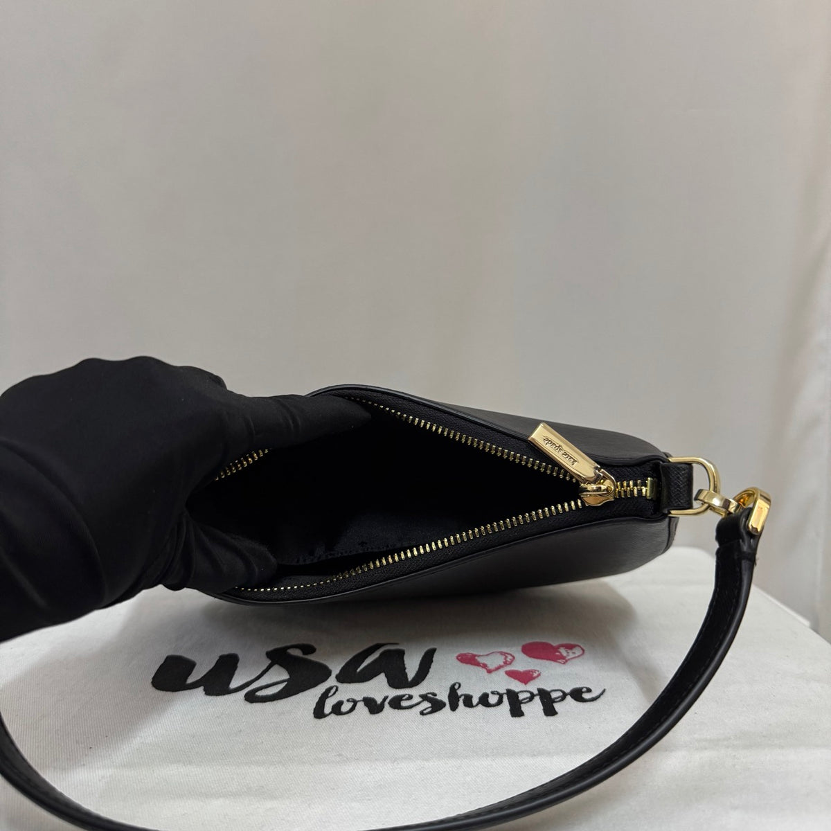 [AUCTION][READY STOCK MY] Kate Spade Paige Convertible Crossbody Black (KK983)