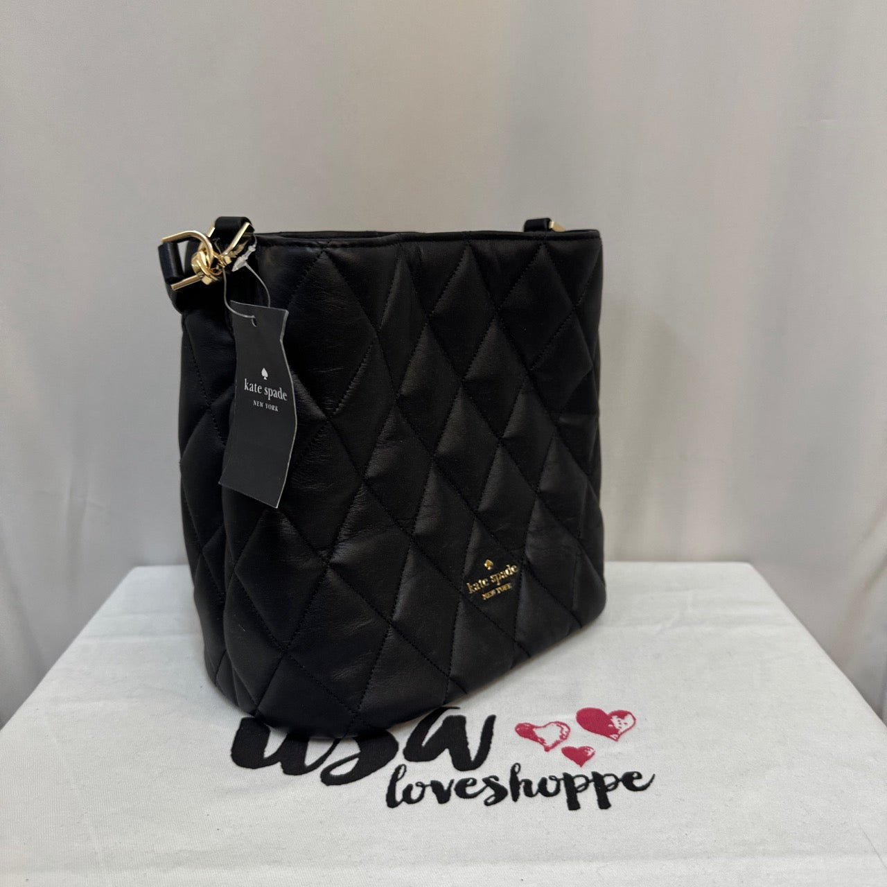 [AUCTION][DEFECT][READY STOCK MY] Kate Spade Carey Bucket Bag in Black (KA765)