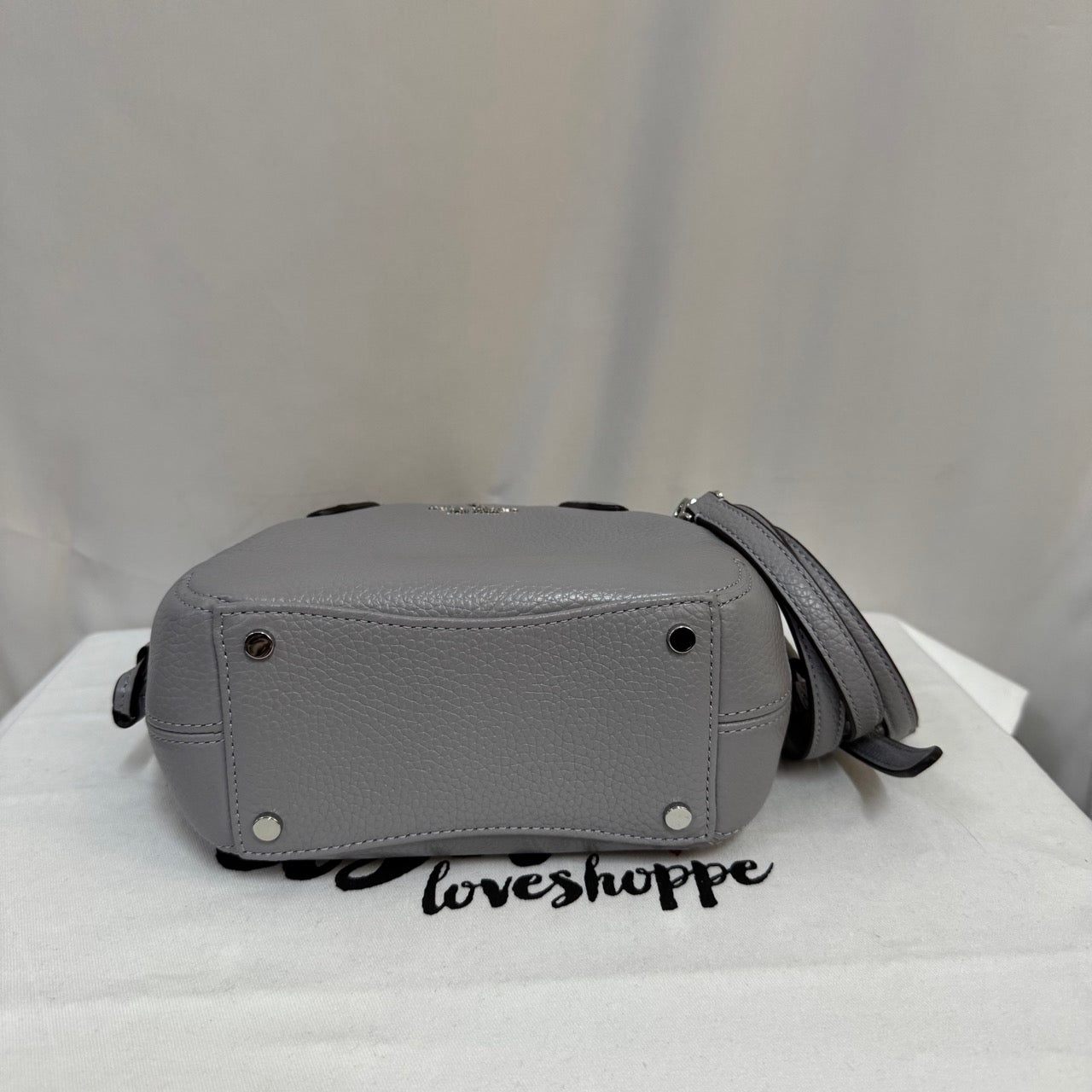 [AUCTION][READY STOCK MY] Kate Spade Dumpling Mini Satchel In Mountain Grey (KI859)