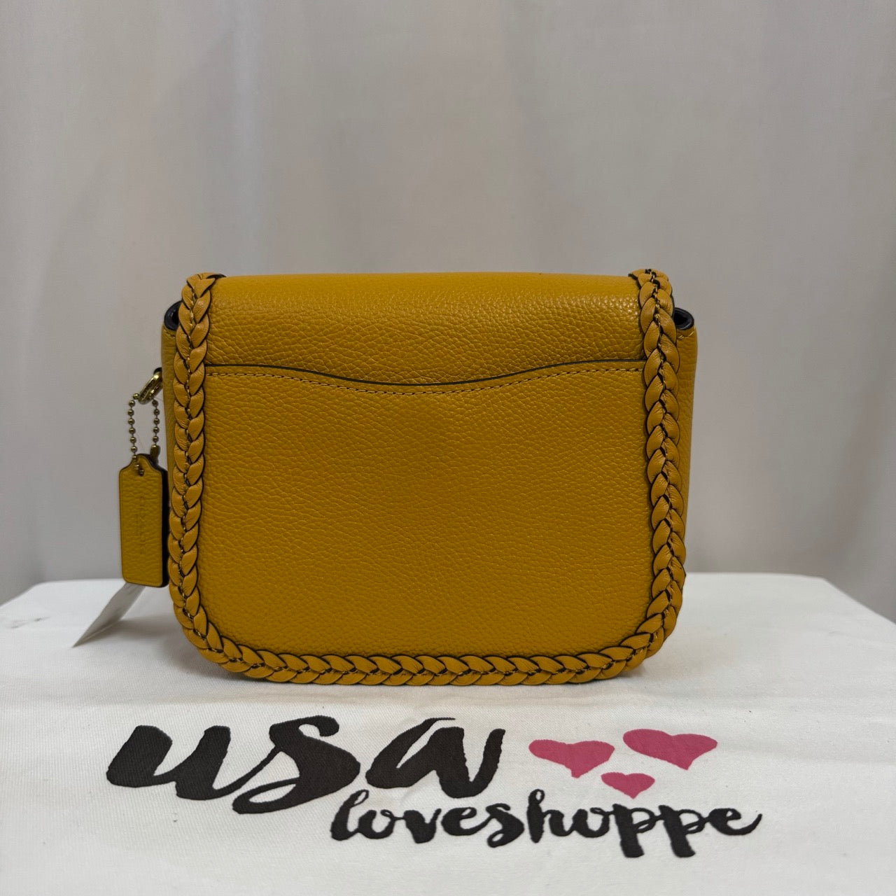 [AUCTION][READY STOCK MY] COACH Tabby Messenger 19 With Braid in Buttercup (CJ837)